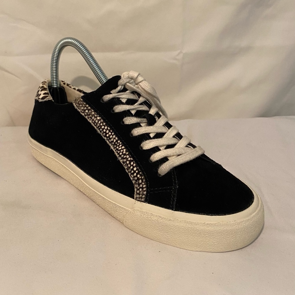 Madewell Sidewalk Low-Top Sneakers in Suede and Spot Calf MA522 Women’s Size 7.5